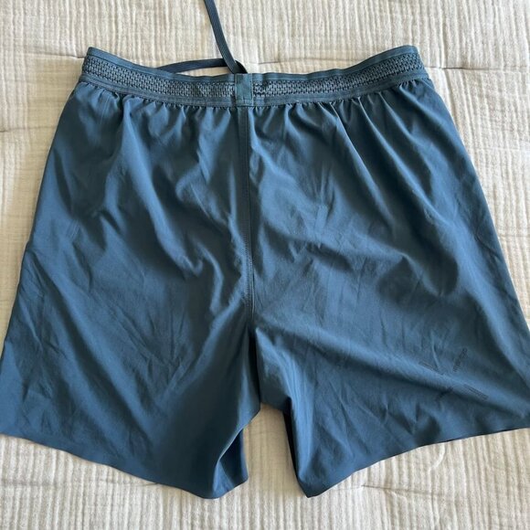 Ten Thousand Session Shorts Mens Large Blue 7" LINED Active Stretch Running - Picture 3 of 5